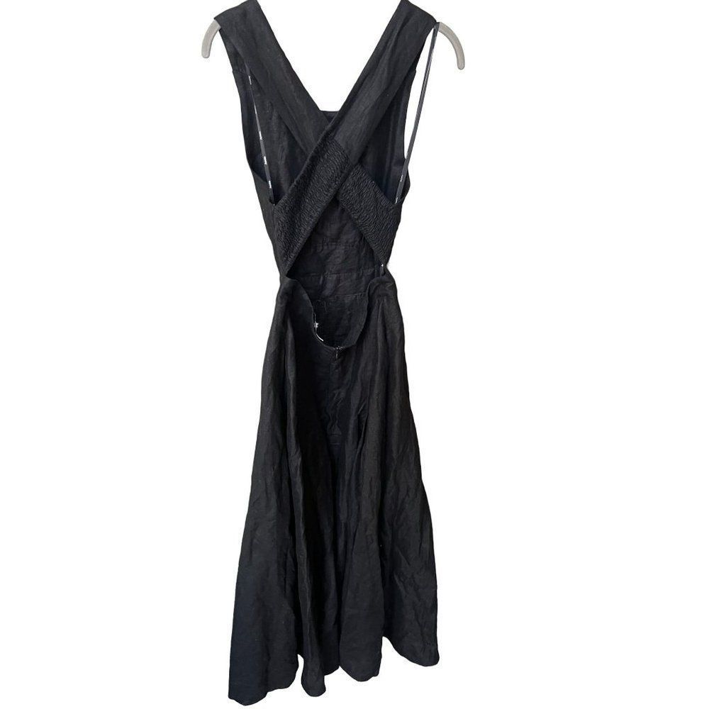 Anthropologie Aureta Studio Boatneck Linen Maxi Dress - Picture 10 of 14